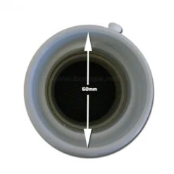 Bonde D'aspiration 5 Pouces ABS Gris -Essentials Boutique bonde d aspiration 5 pouces abs gris 3