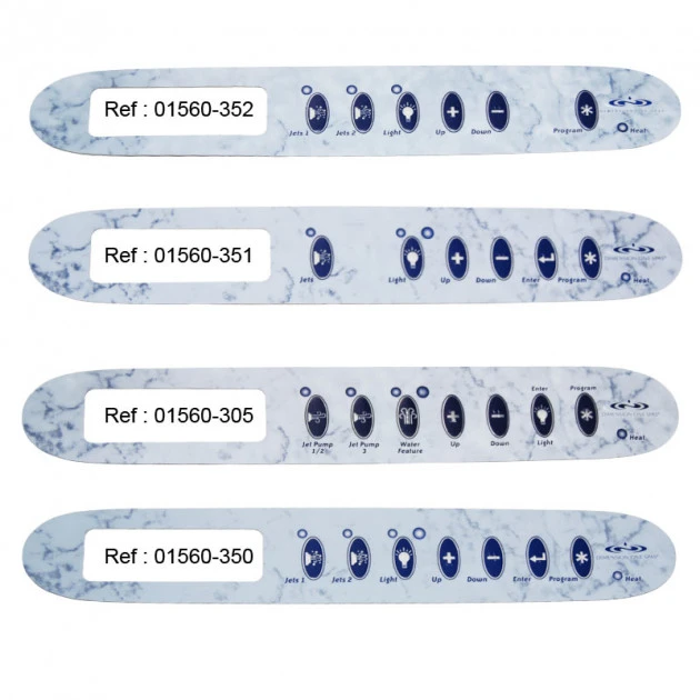 Clavier 01580-0001 - 1/2/3 Pompes Pour Spa Dimension One® 4 Clavier 01580-0001 - 1/2/3 Pompes Pour Spa Dimension One® – Image 2