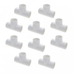 Lot De 10 Tés 2'' PVC Pour Tuyau De Spa