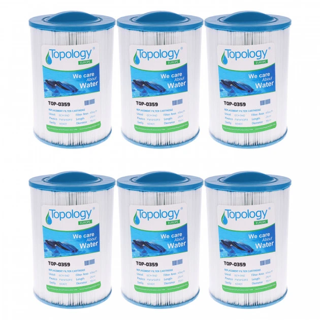 Lot De 6 Filtres Spa (60401 / 6CH-940 / 6TH-940 / FC-0359 / PWW50P) 3 Lot De 6 Filtres Spa (60401 / 6CH-940 / 6TH-940 / FC-0359 / PWW50P)
