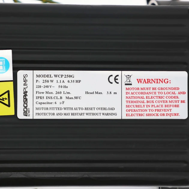 Pompe De Circulation WCP250G - 0.35HP - 250W 6 Pompe De Circulation WCP250G - 0.35HP - 250W – Image 4