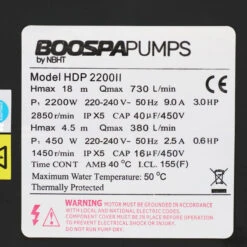Pompe De Massage HDP2200II - 3.0HP - 2200W - Bi-vitesse -Essentials Boutique pompe de massage hdp2200ii 30hp 2200w bi vitesse 4