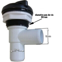 Vanne De Régulation Pour Cascade 1 Pouce Wave / Noir ABS -Essentials Boutique vanne de regulation pour cascade 1 pouce wave noir abs 2
